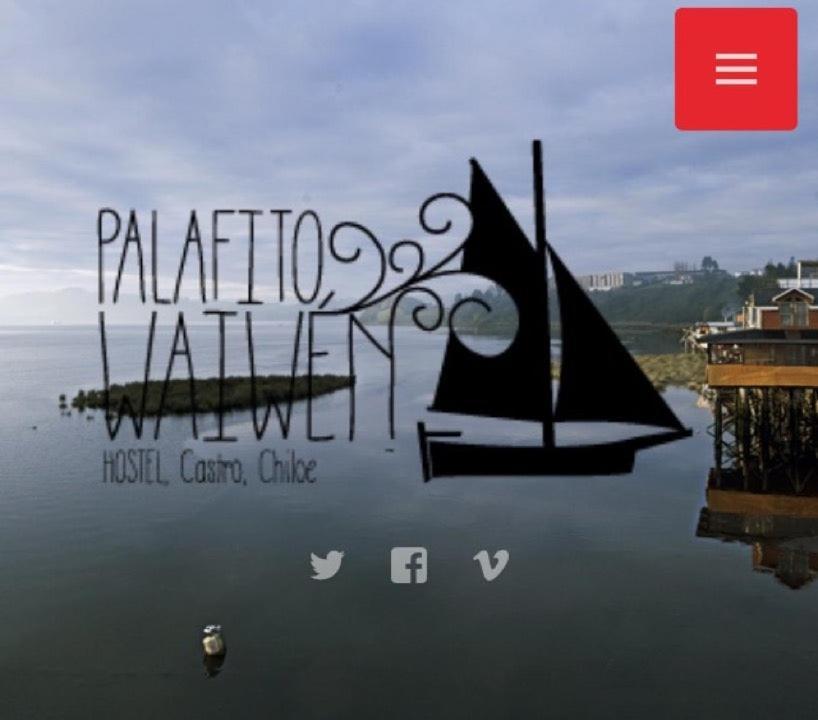 Hostal Palafito Waiwen 卡斯特鲁 外观 照片